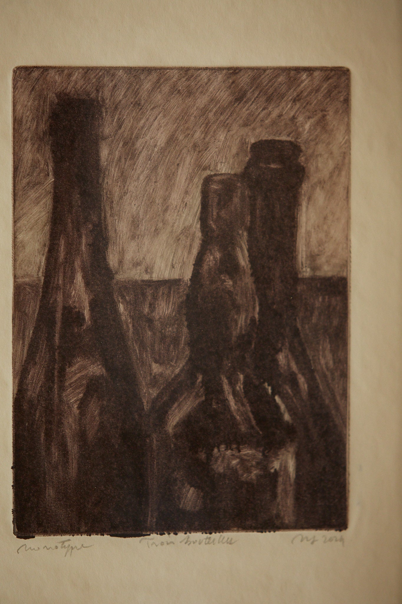 Trois bouteilles de Nicolas Sage