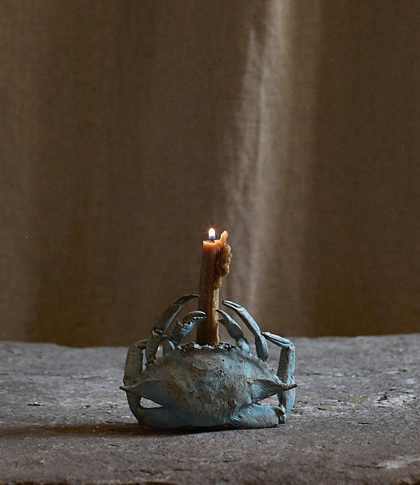 Crab candle holder by Chloé Valorso