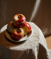 Coupe pommes rouges de Claire Lézier