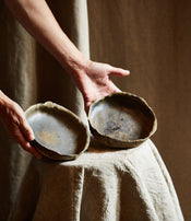 Deux Assiettes creuses d'Ema Pradère