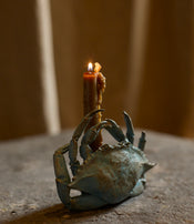 Crab candle holder by Chloé Valorso