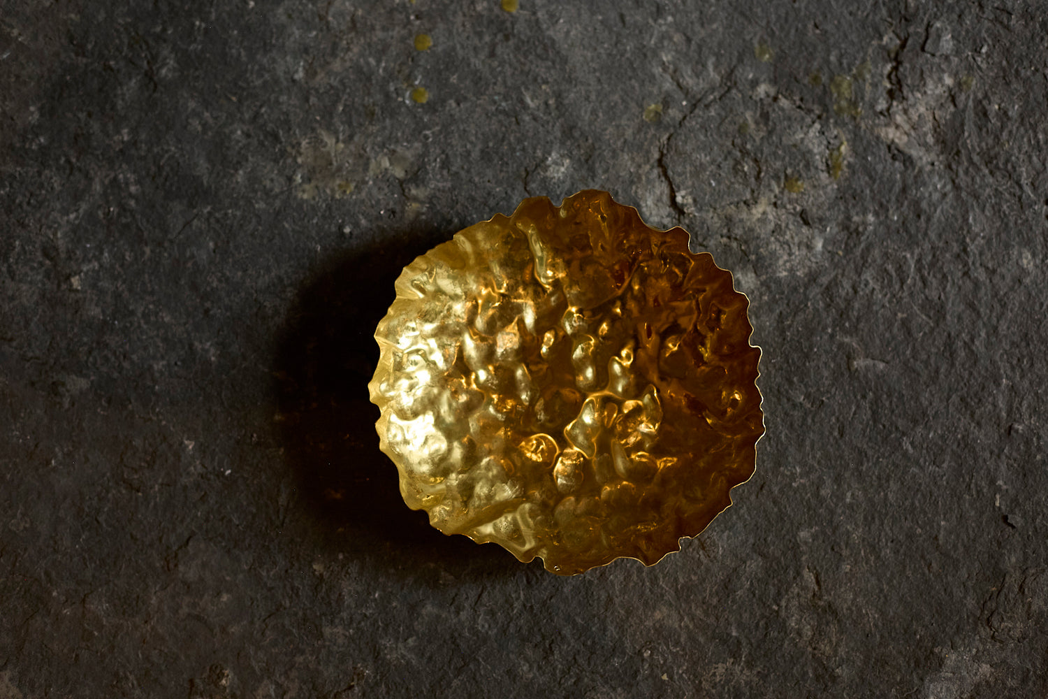Small hammered metal cup by Sebastiao Lobo
