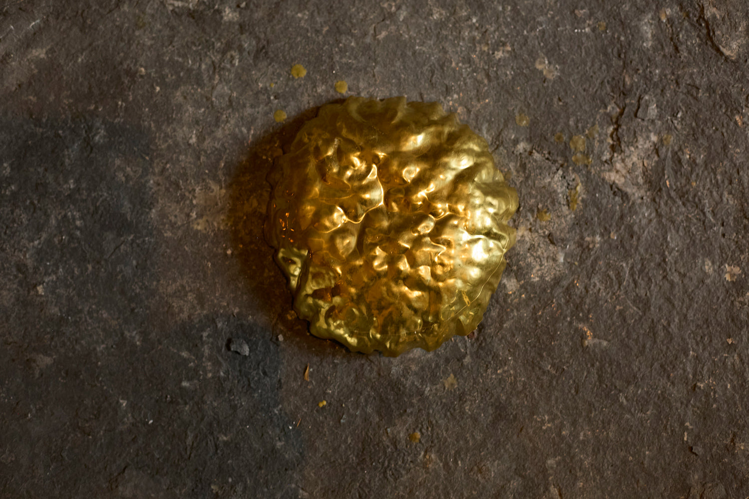 Small hammered metal cup by Sebastiao Lobo