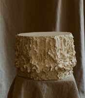 Capital and small pedestal table Fragments by Katia Soussan