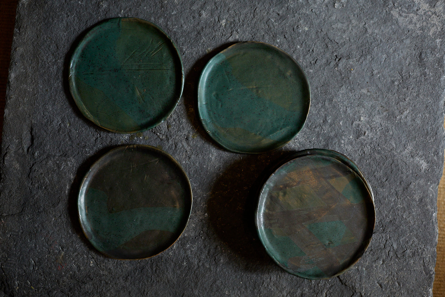 Petites assiettes d'Ema Pradère