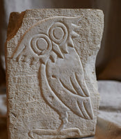 Tabouret Vigie en pierre de Guillaume Campredon