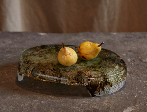 Plateau en pâte de verre de Maison Pelletier Ferruel