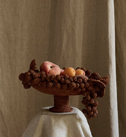Coupe en raphia de Natalia Brilli