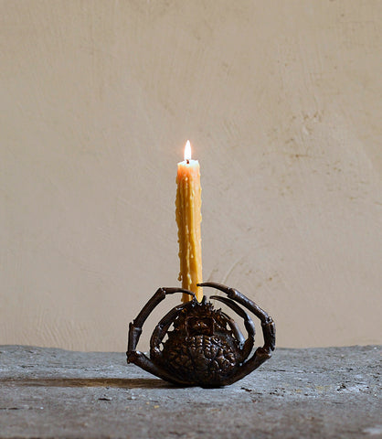 Spider crab candle holder by Chloé Valorso