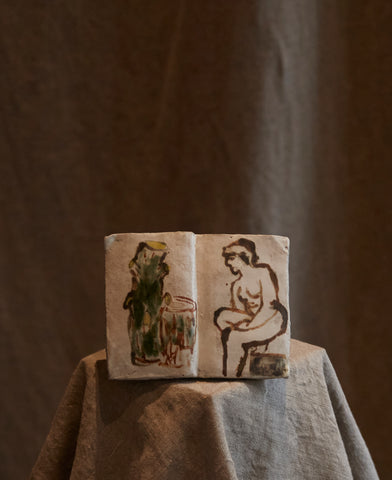 Carnet en céramique de Claire Lézier