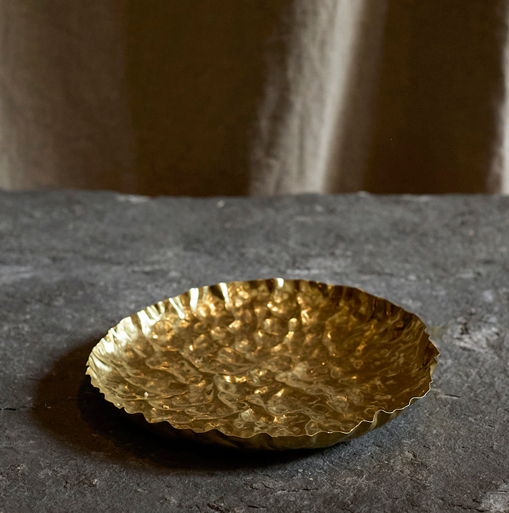 Hammered metal cup by Sebastiao Lobo