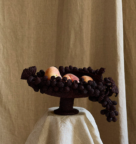 Coupe en raphia de Natalia Brilli
