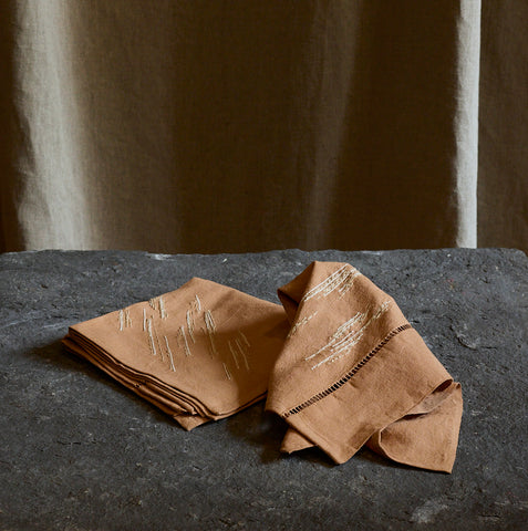 Serviettes de table par Safre en collaboration avec l'Oeil de KO