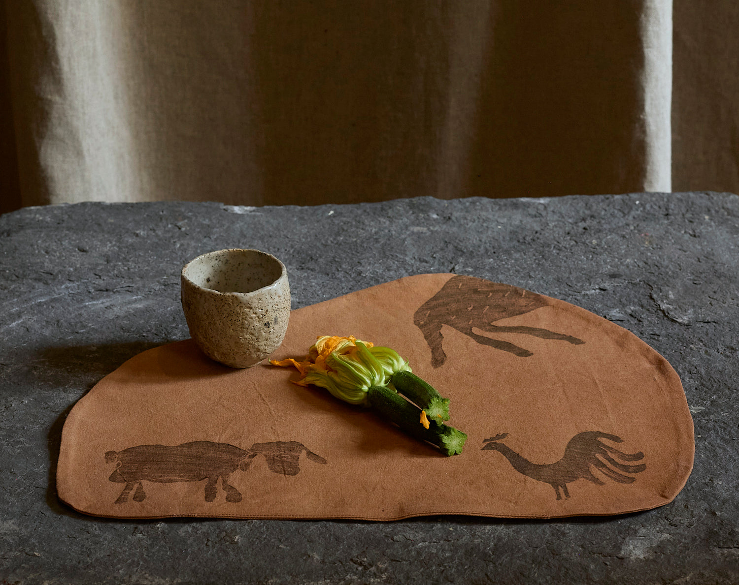 "Etxepare" placemat by Safre in collaboration with Oeil de KO