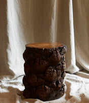 Palm trunk stool by L'Oeil de KO