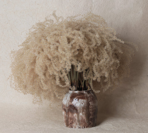 Vase "Pelage de Loup" en grès de Benjamin Dosgheas