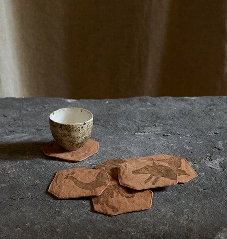 Dessous de verre "Etxepare" de Safre en collaboration avec l'Oeil de KO