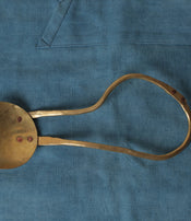 Brass serving spoon by Sebastião Lobo