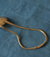 Brass serving spoon by Sebastião Lobo