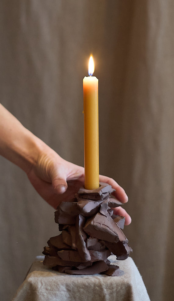 Layered Arc II candlestick by Tülay Kulbay 