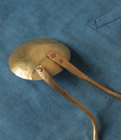 Brass serving spoon by Sebastião Lobo