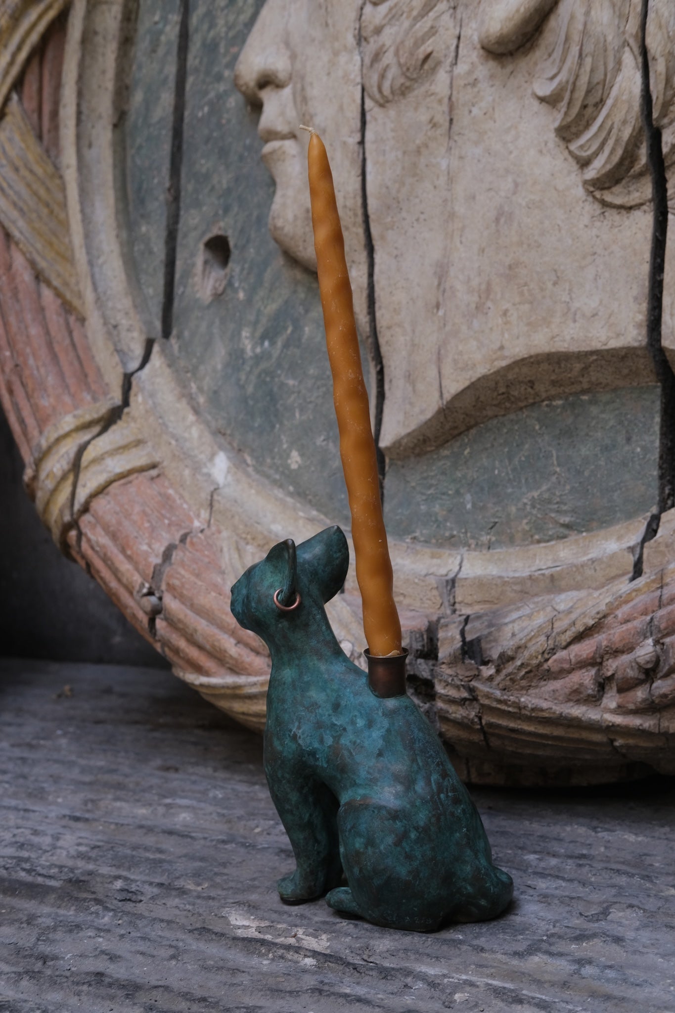 Bougeoir chat d'Eloïse Van der Heyden