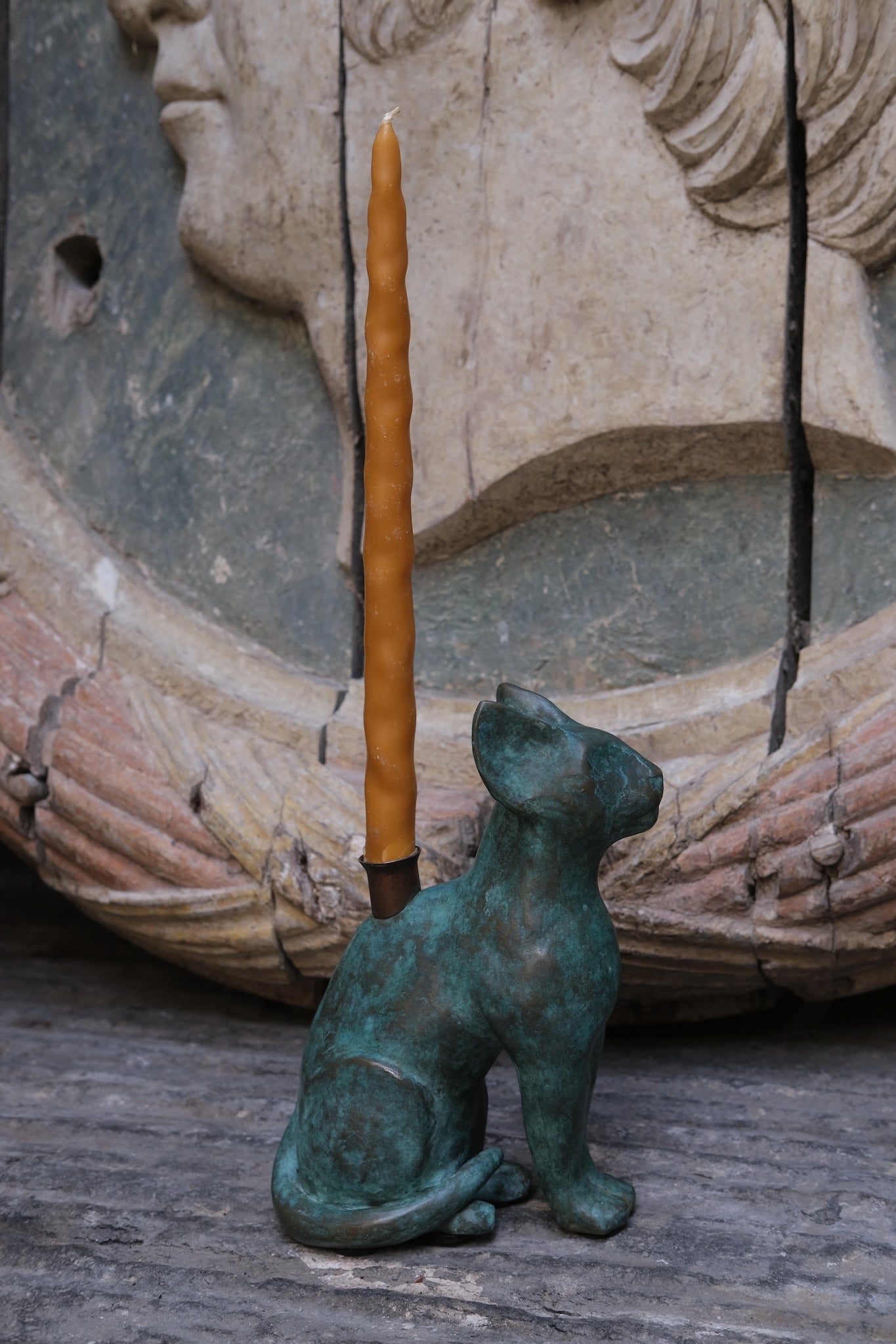 Bougeoir chat d'Eloïse Van der Heyden