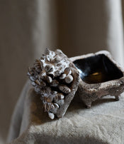 Small glazed stoneware box by Le Ruisseau  