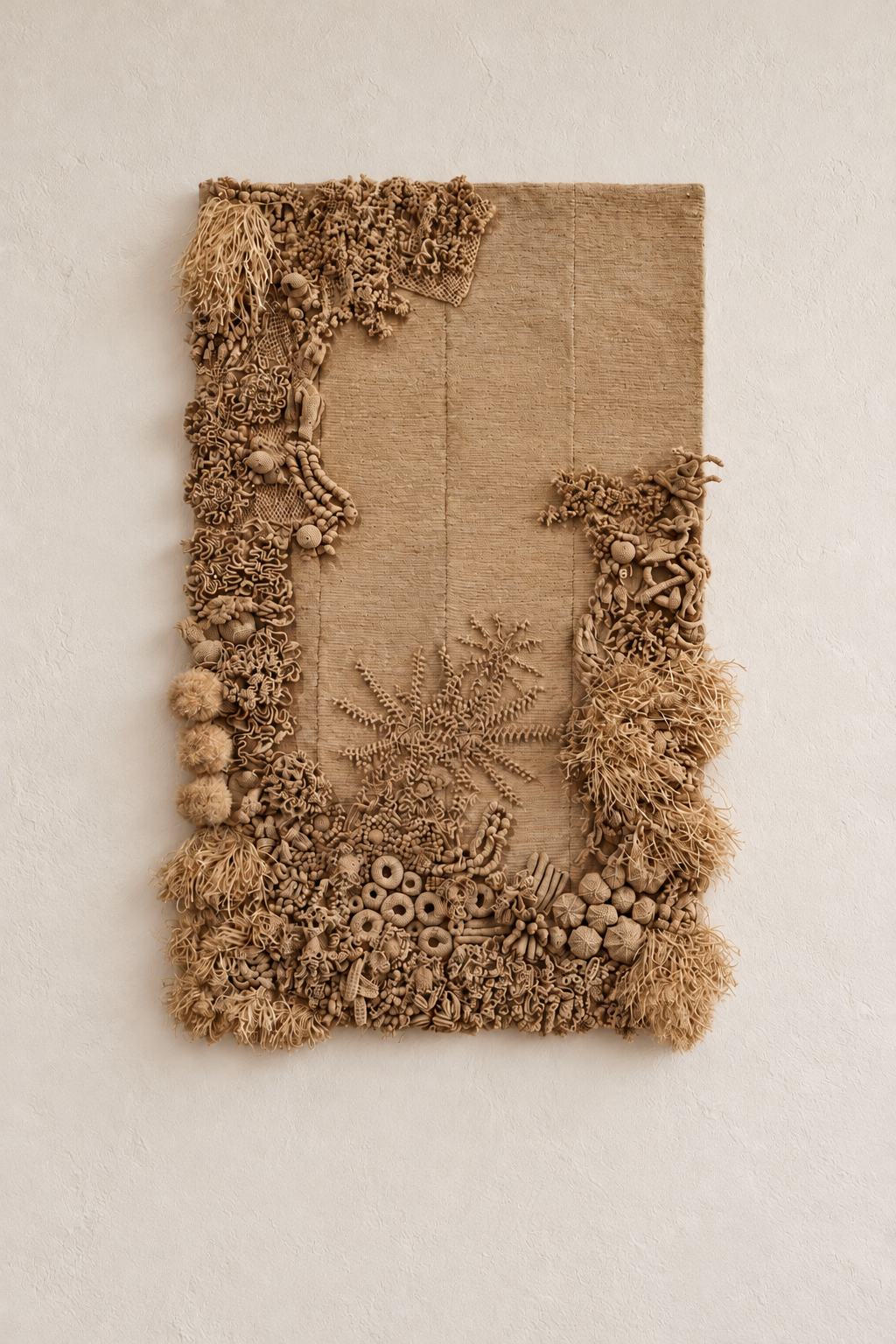 Tapisserie en raphia de Natalia Brilli