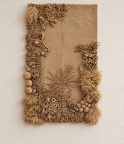 Tapisserie en raphia de Natalia Brilli