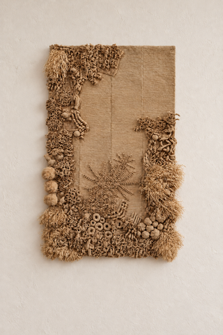 Tapisserie en raphia de Natalia Brilli