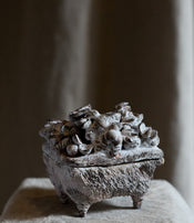 Small glazed stoneware box by Le Ruisseau  