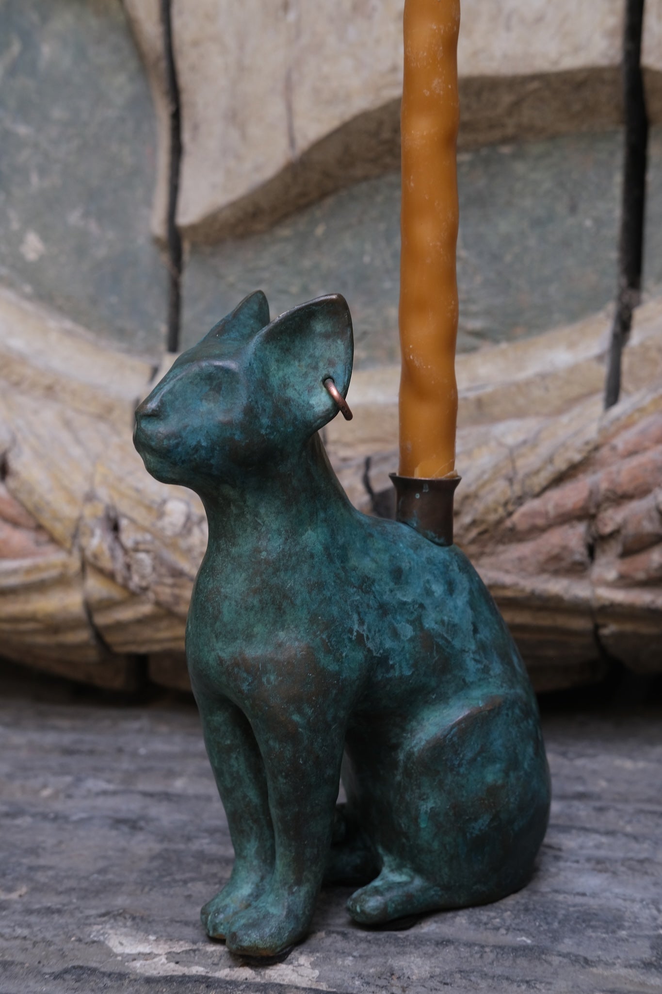 Bougeoir chat d'Eloïse Van der Heyden