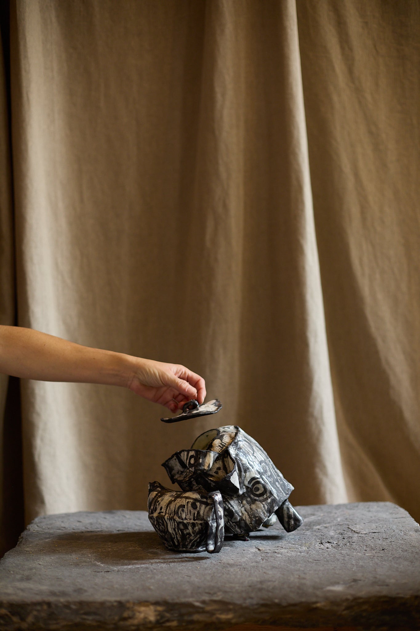 Sculpture "Memories together" de Grete McNorton