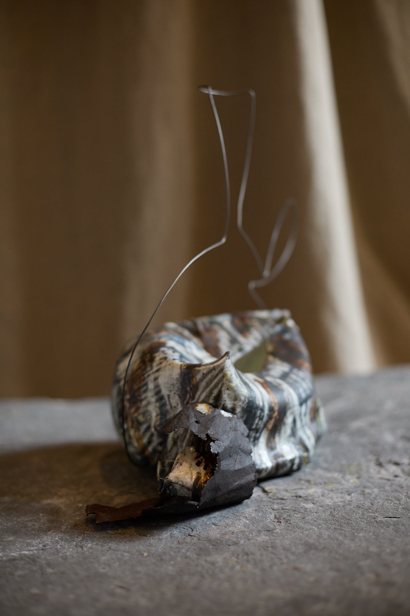 Sculpture "Still life 2 vessels" de Grete McNorton