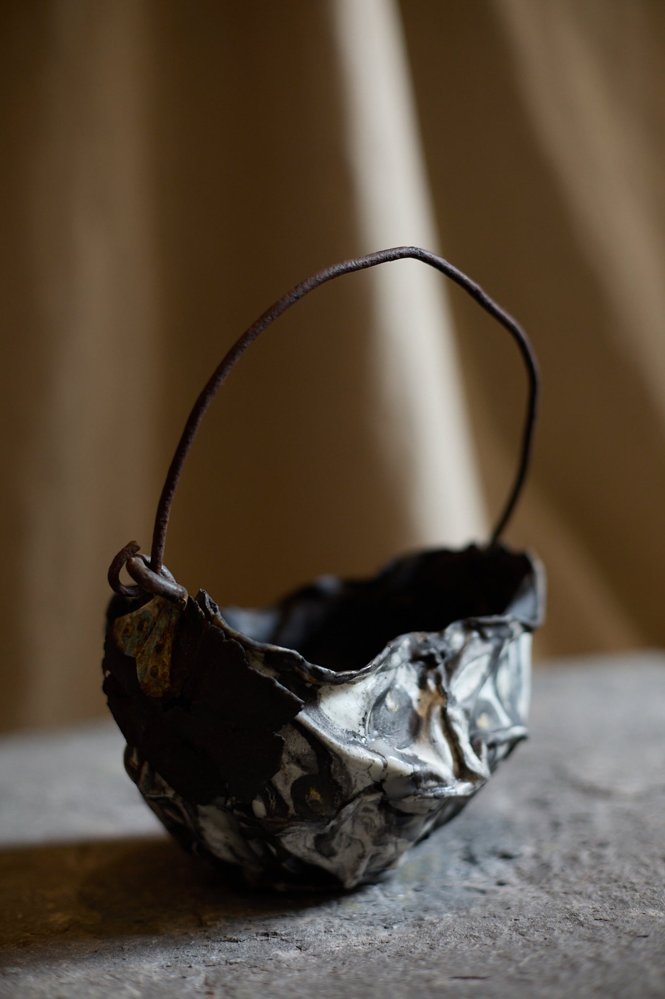 Sculpture "Silent story teller n°3" de Grete McNorton