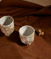 Mazagran stoneware cups by Benjamin Dosgheas