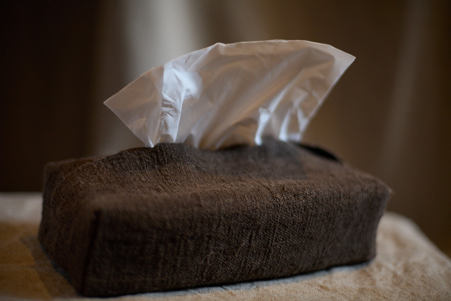 Distributeur de mouchoirs d'Isabelle Yamamoto pour l'Oeil de KO