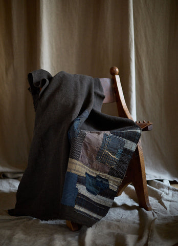 Plaid Boro d'Isabelle Yamamoto pour l'Oeil de KO