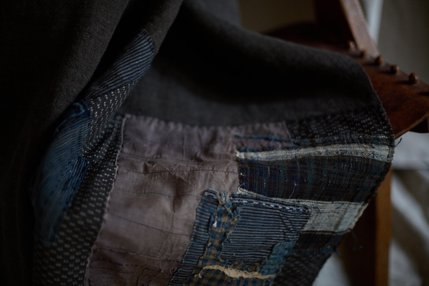 Plaid Boro d'Isabelle Yamamoto pour l'Oeil de KO