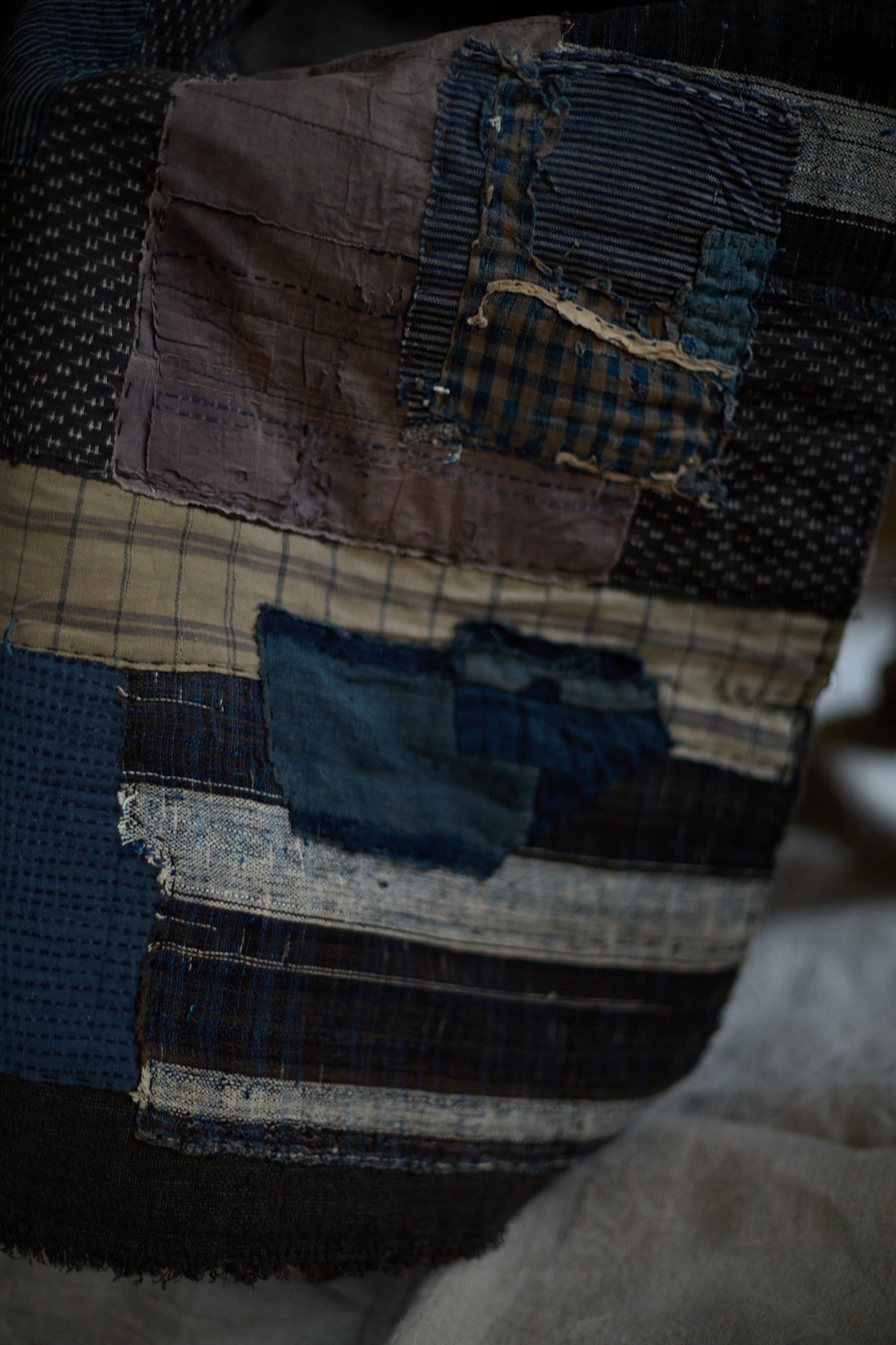 Plaid Boro d'Isabelle Yamamoto pour l'Oeil de KO