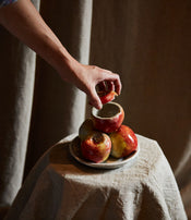 Coupe pommes rouges de Claire Lézier