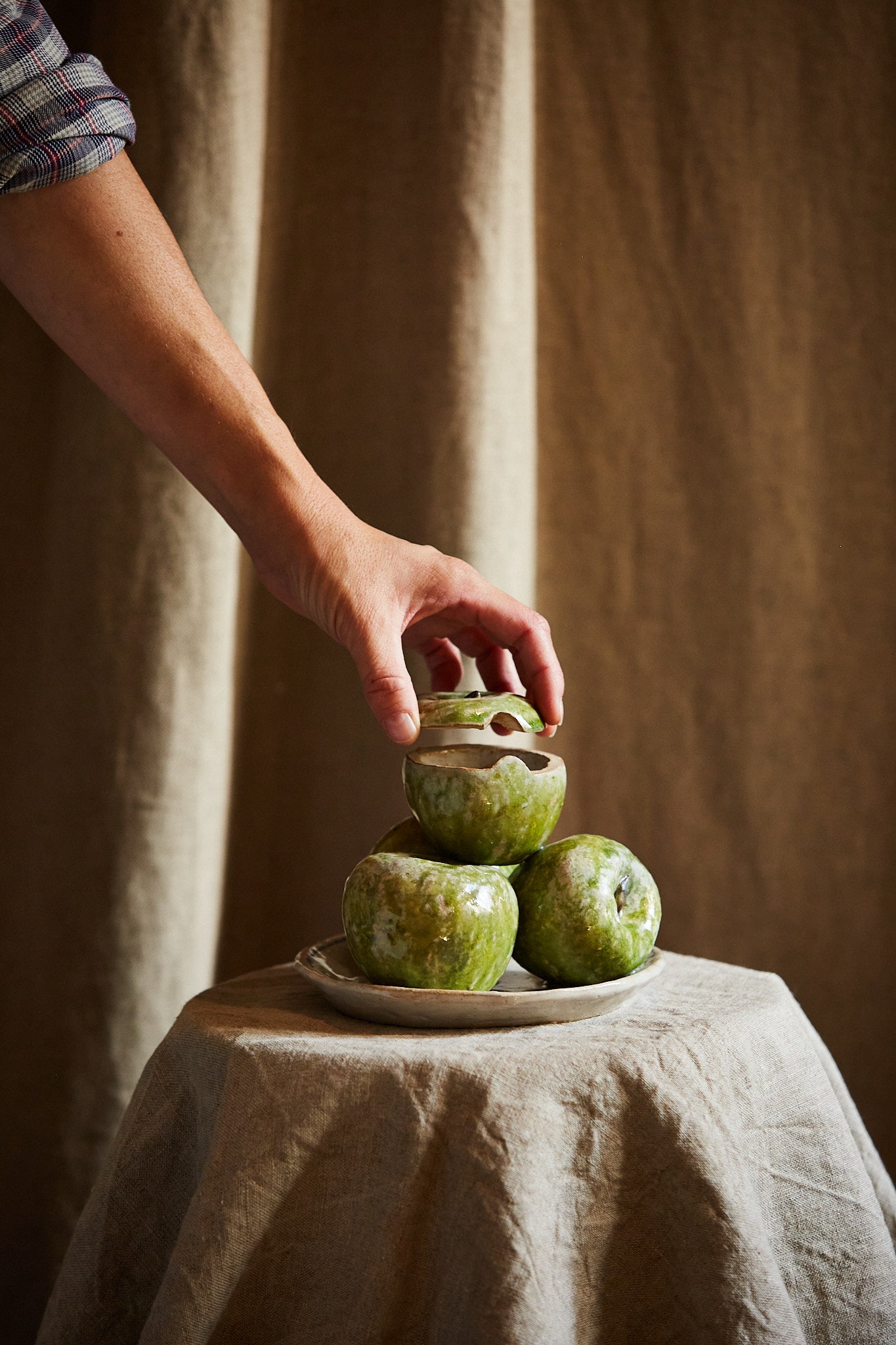 Coupe pommes vertes de Claire Lézier