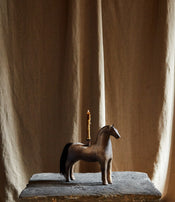 Horse candle holder by Eloïse Van der Heyden