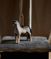 Horse candle holder by Eloïse Van der Heyden