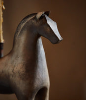 Horse candle holder by Eloïse Van der Heyden