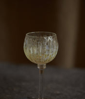 Wine glasses from Maison Pelletier Ferruel in collaboration with l’Oeil de KO 