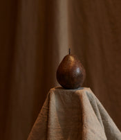 Bronze pear by Alice-Andrea Ewing  