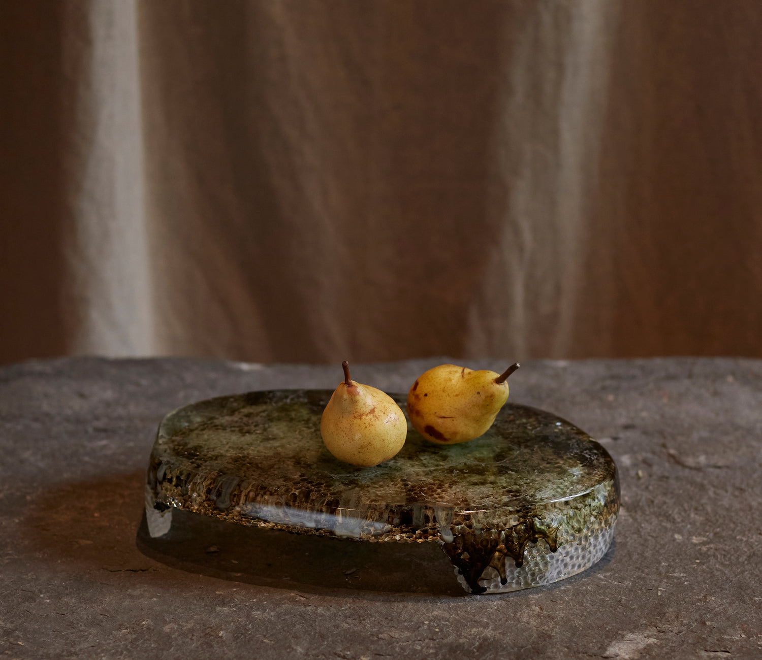 Plateau en pâte de verre de Maison Pelletier Ferruel