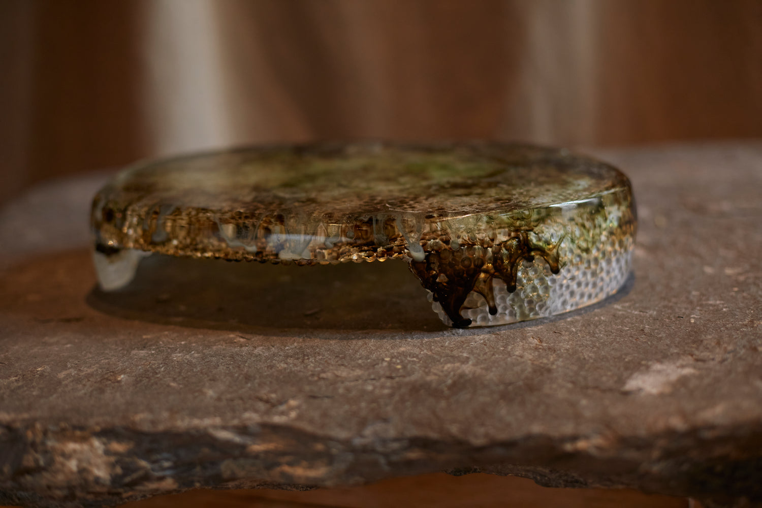 Plateau en pâte de verre de Maison Pelletier Ferruel